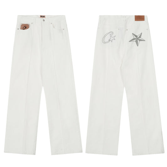 C☆rteiz Blue/Black/White/Gray Jeans