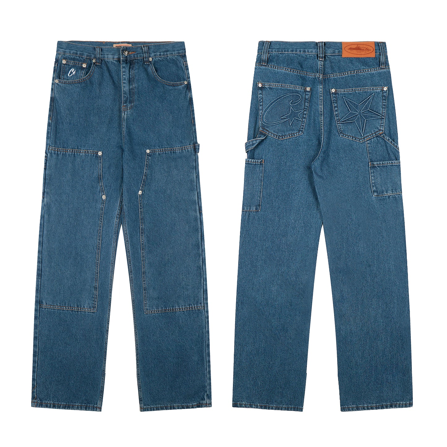 Corteiz Blue/Black Jeans
