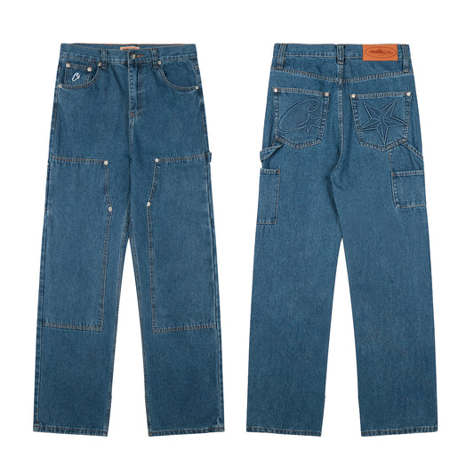 Corteiz Blue/Black Jeans