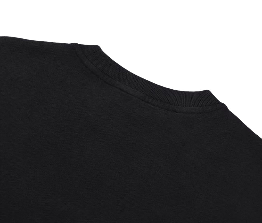 Moncler Black/White Cotton Sweatshirt