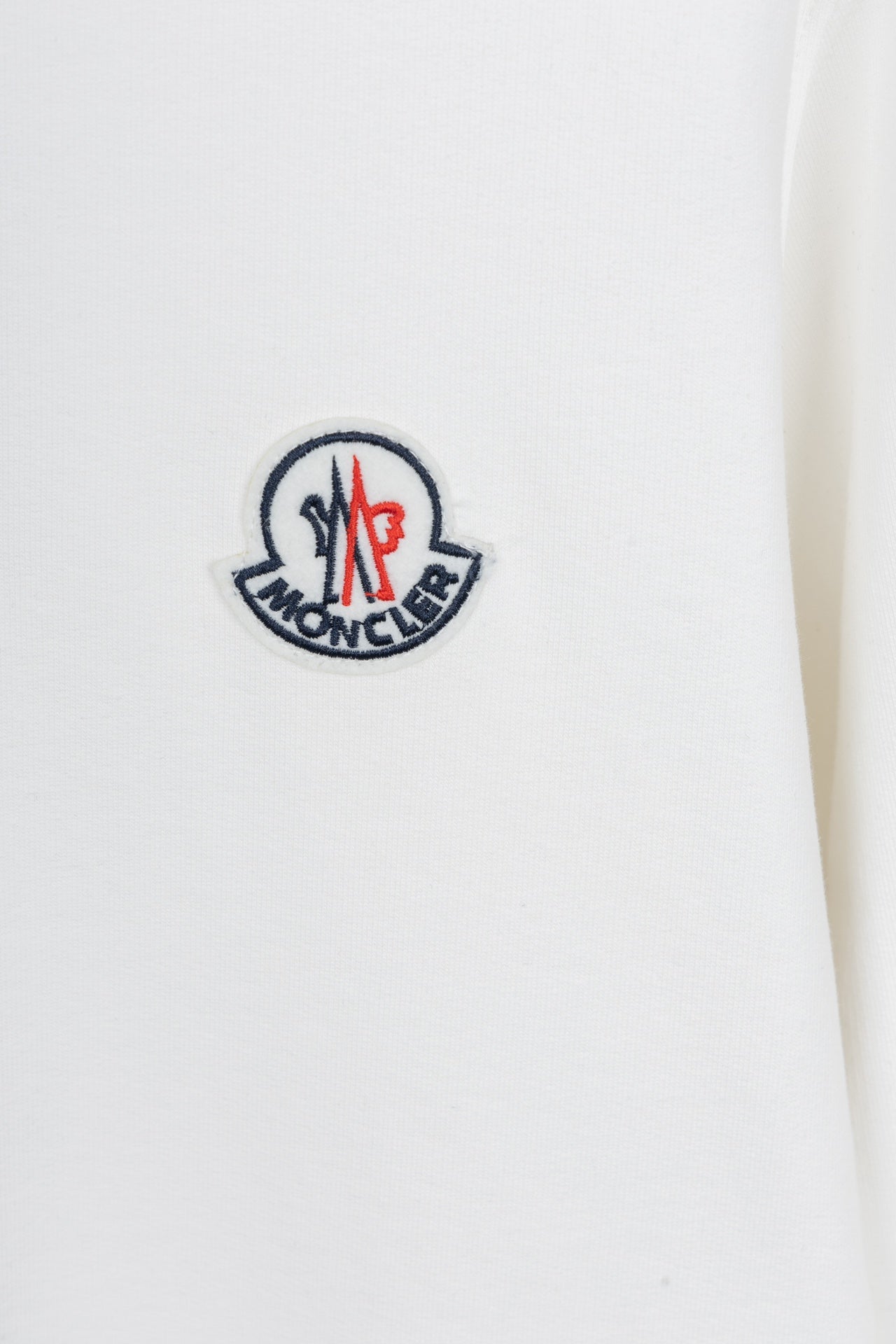 Moncler Black/White Cotton Sweatshirt