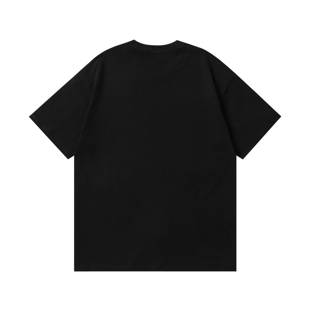 Moncler Black/White Cotton T-shirt
