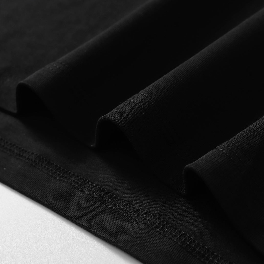 Moncler Black/White Cotton T-shirt