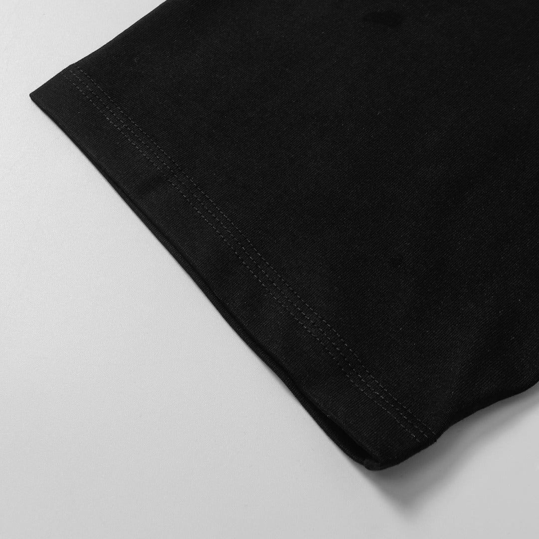 Moncler Black/White Cotton T-shirt