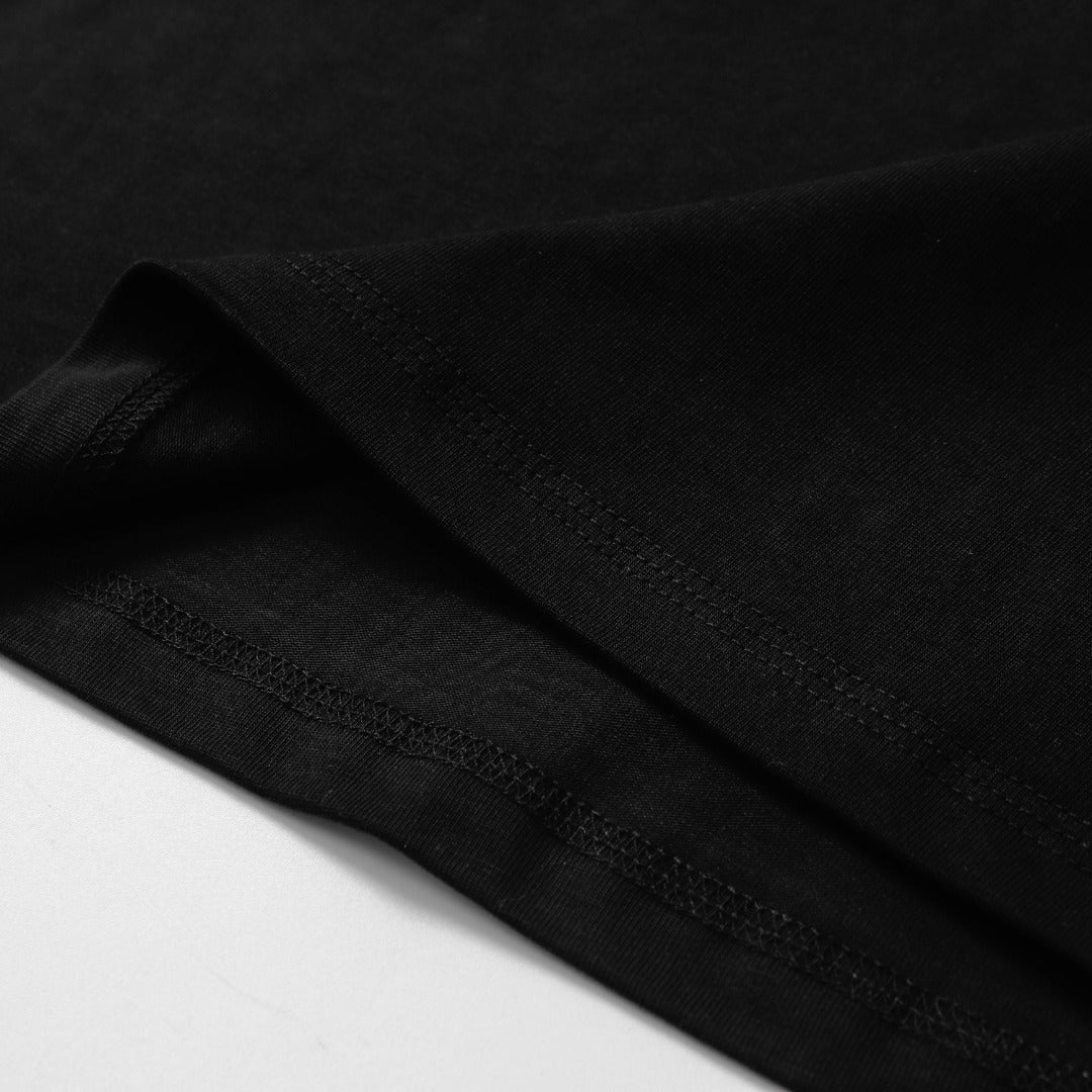 Moncler Black/White Cotton T-shirt