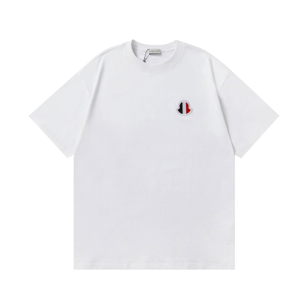 Moncler Black/White Cotton T-shirt