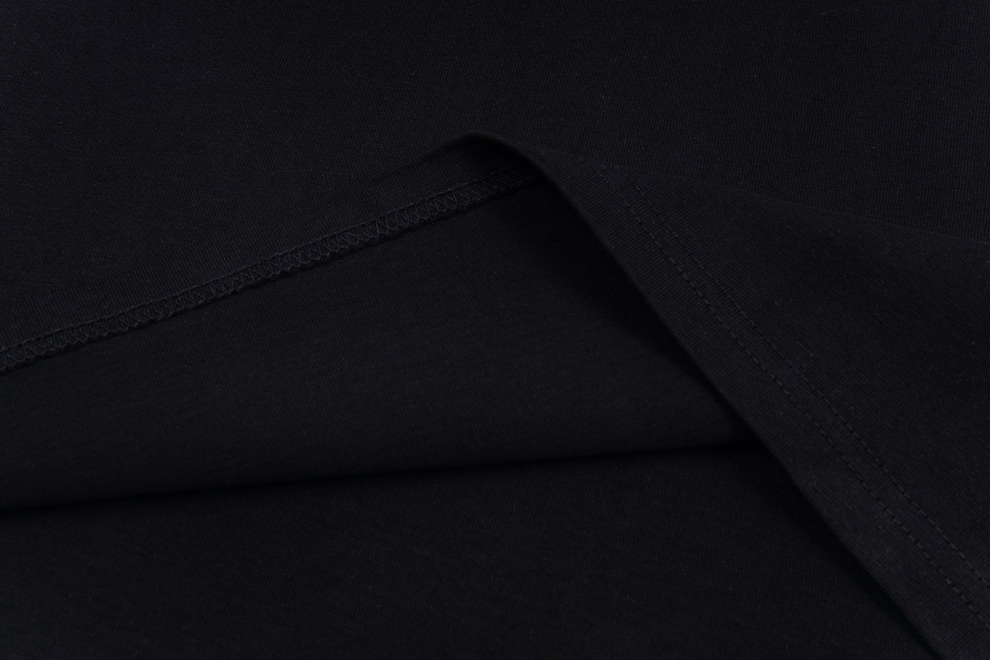 Moncler Black Cotton T-shirt
