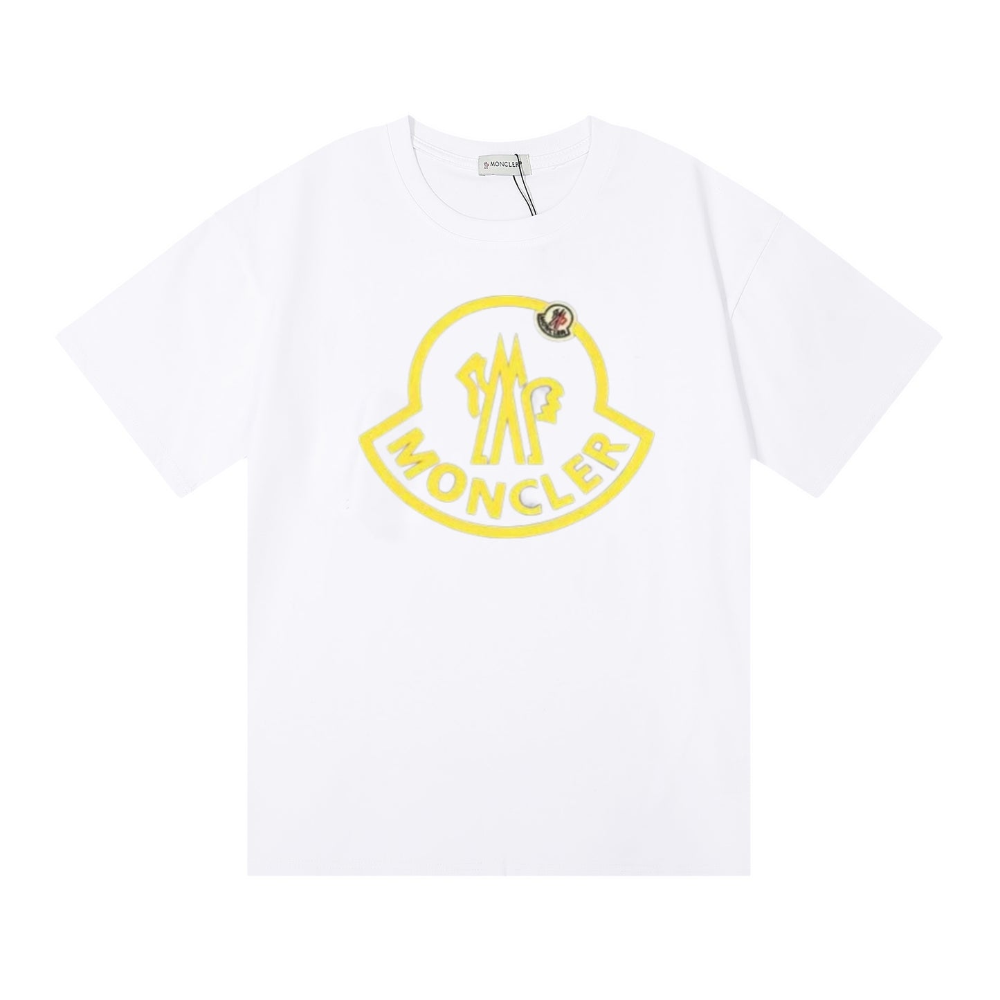 Moncler Black/White Cotton T-shirt