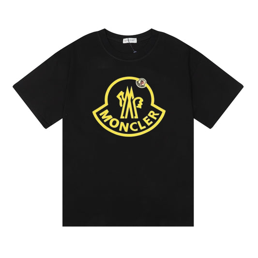Moncler Black/White Cotton T-shirt
