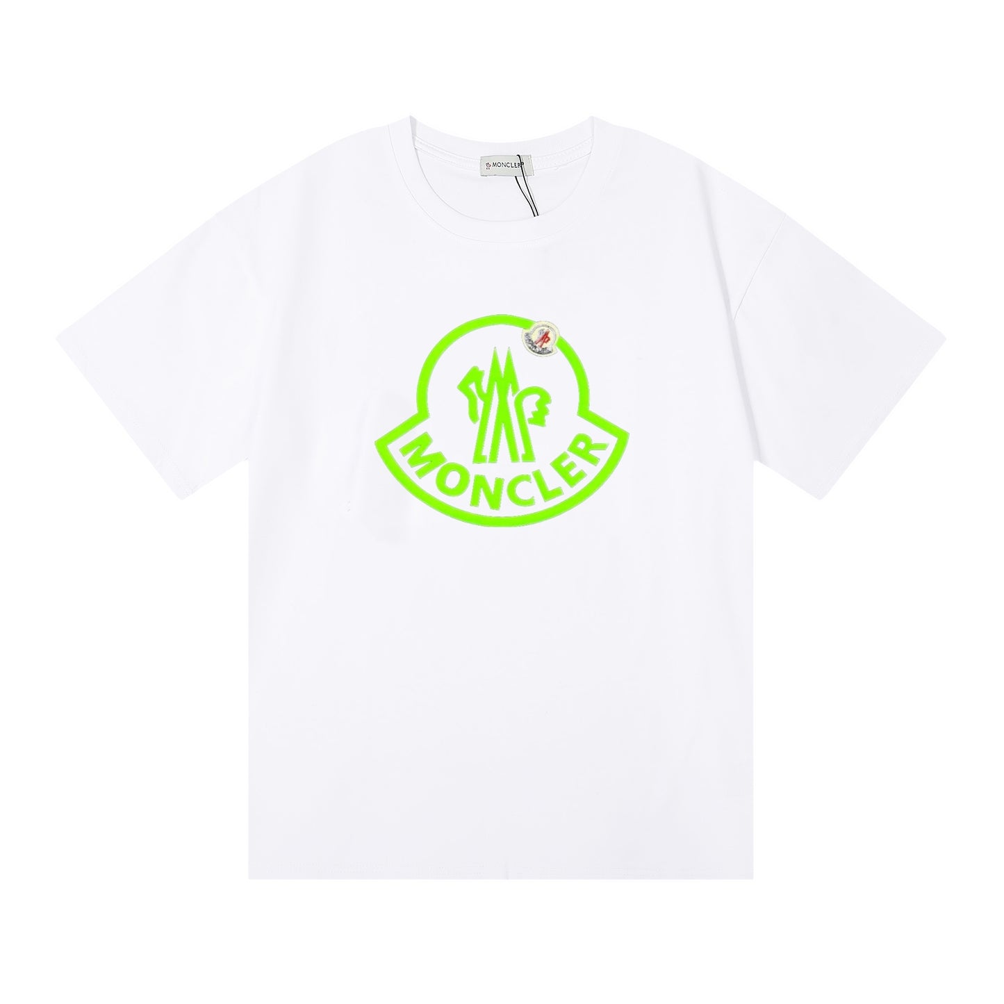 Moncler Black/White Cotton T-shirt