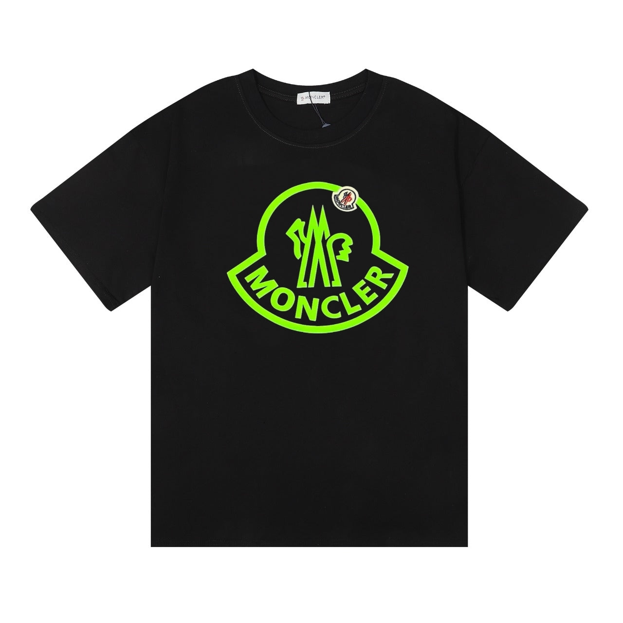 Moncler Black/White Cotton T-shirt