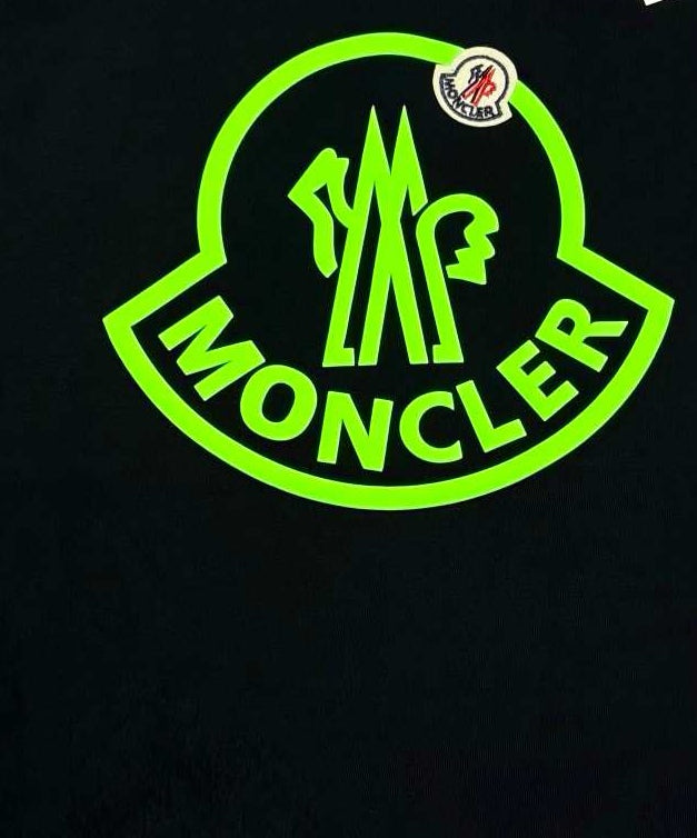 Moncler Black/White Cotton T-shirt
