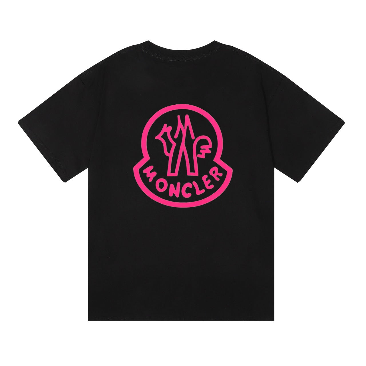 Moncler Black/White Cotton T-shirt