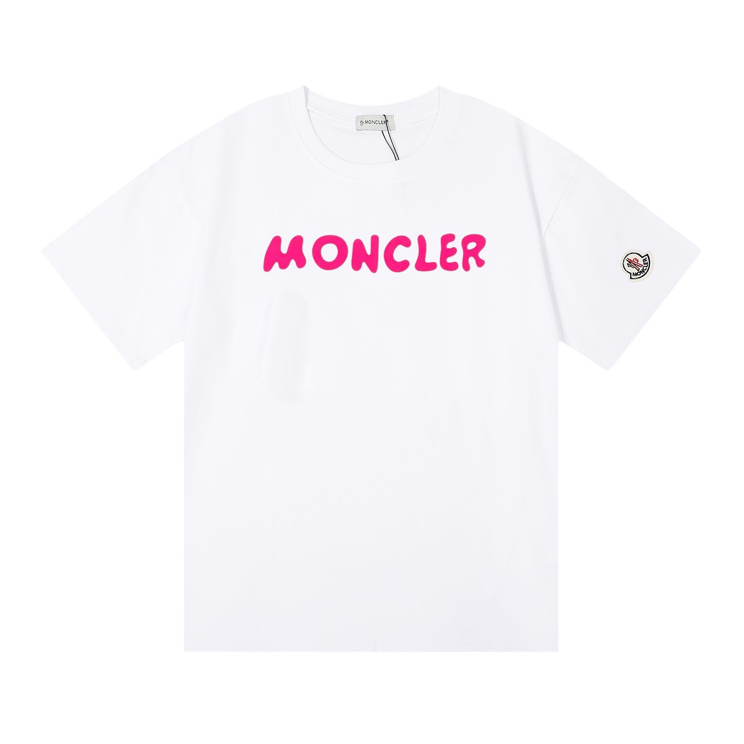 Moncler Black/White Cotton T-shirt