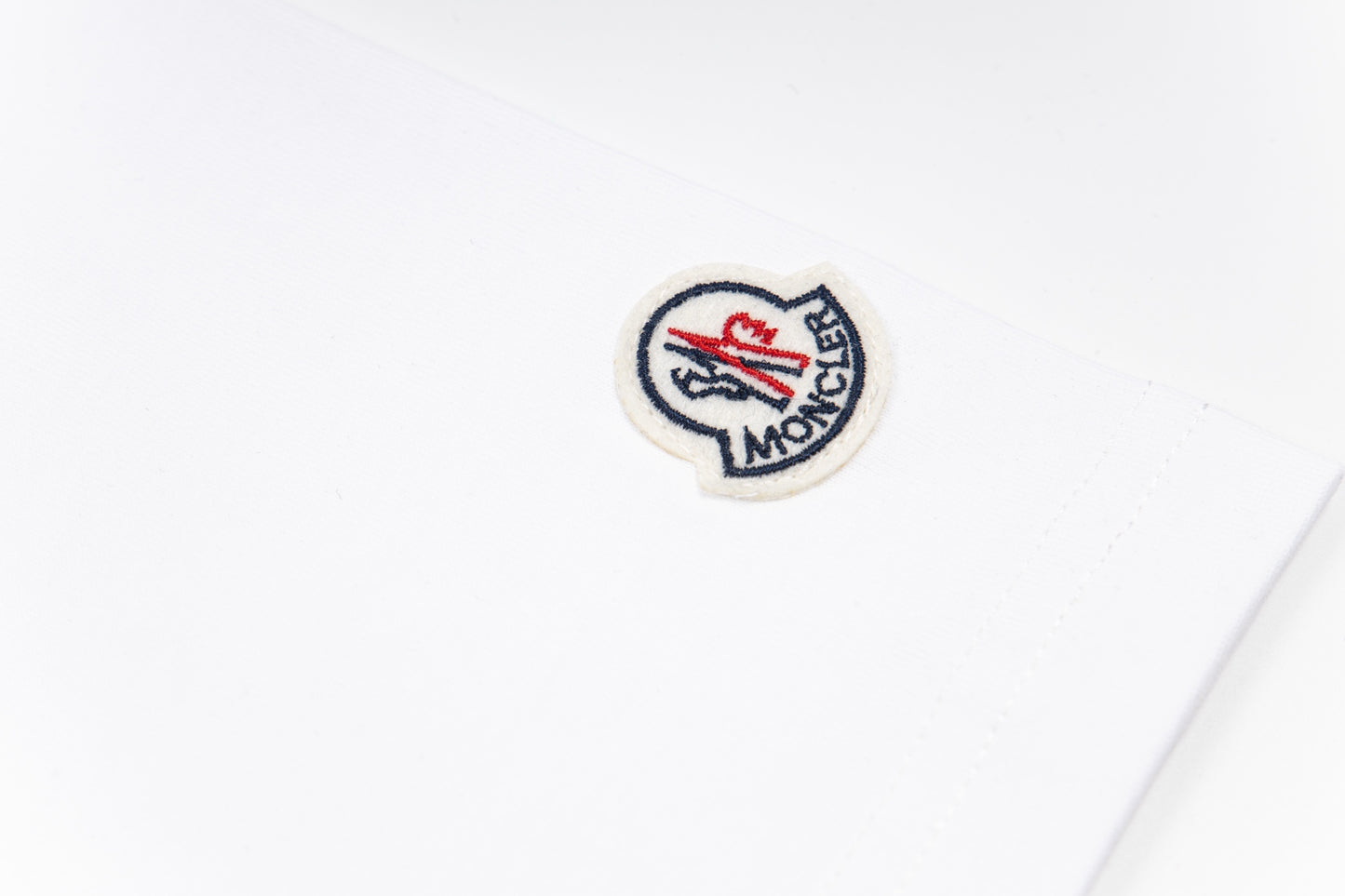Moncler Black/White Cotton T-shirt