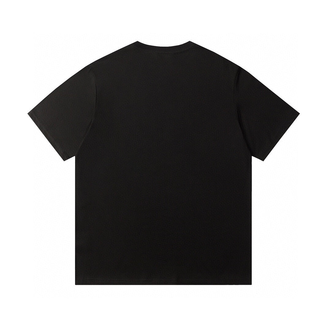 Moncler Black/White Cotton T-shirt