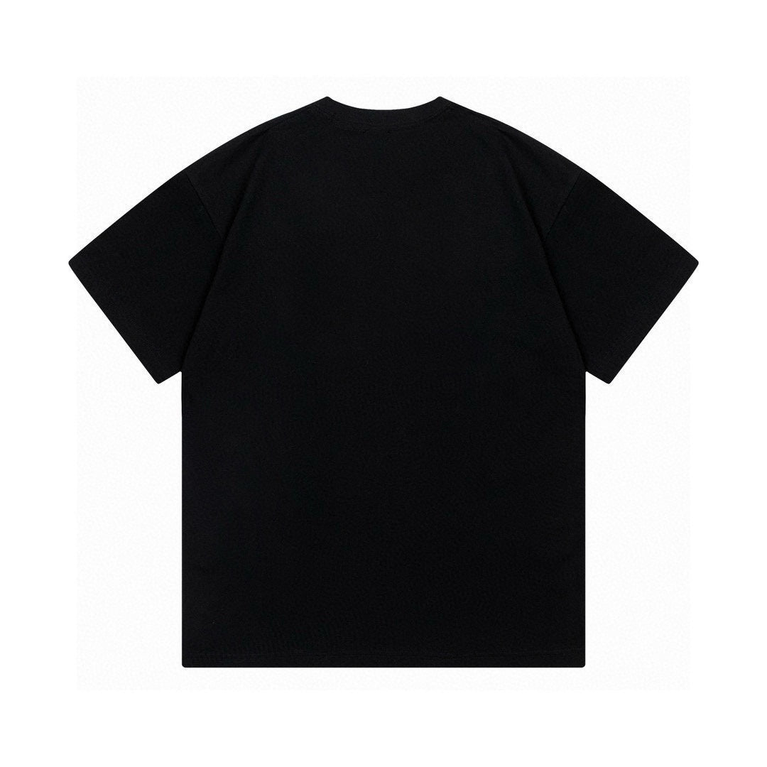 Moncler Black/White Cotton T-shirt