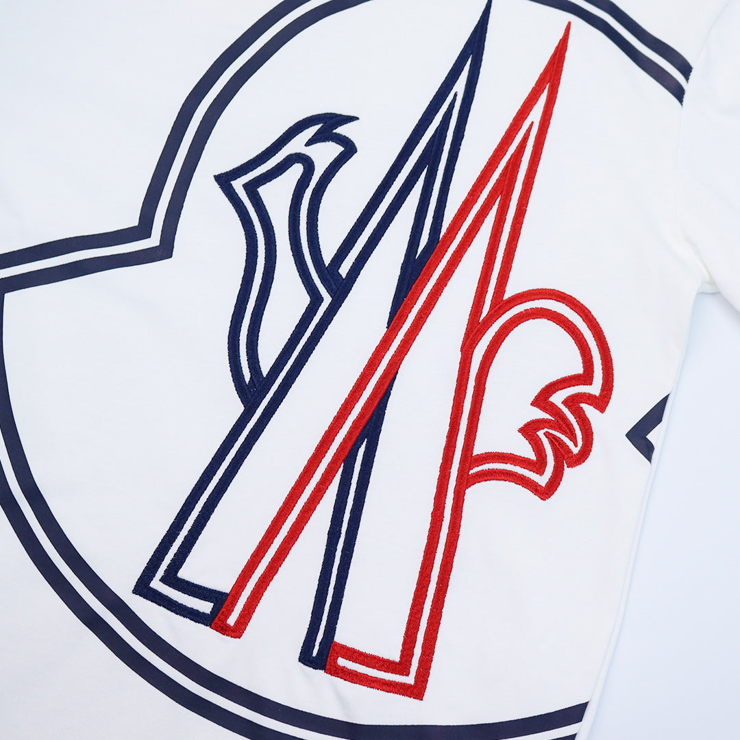Moncler Black/White Cotton T-shirt