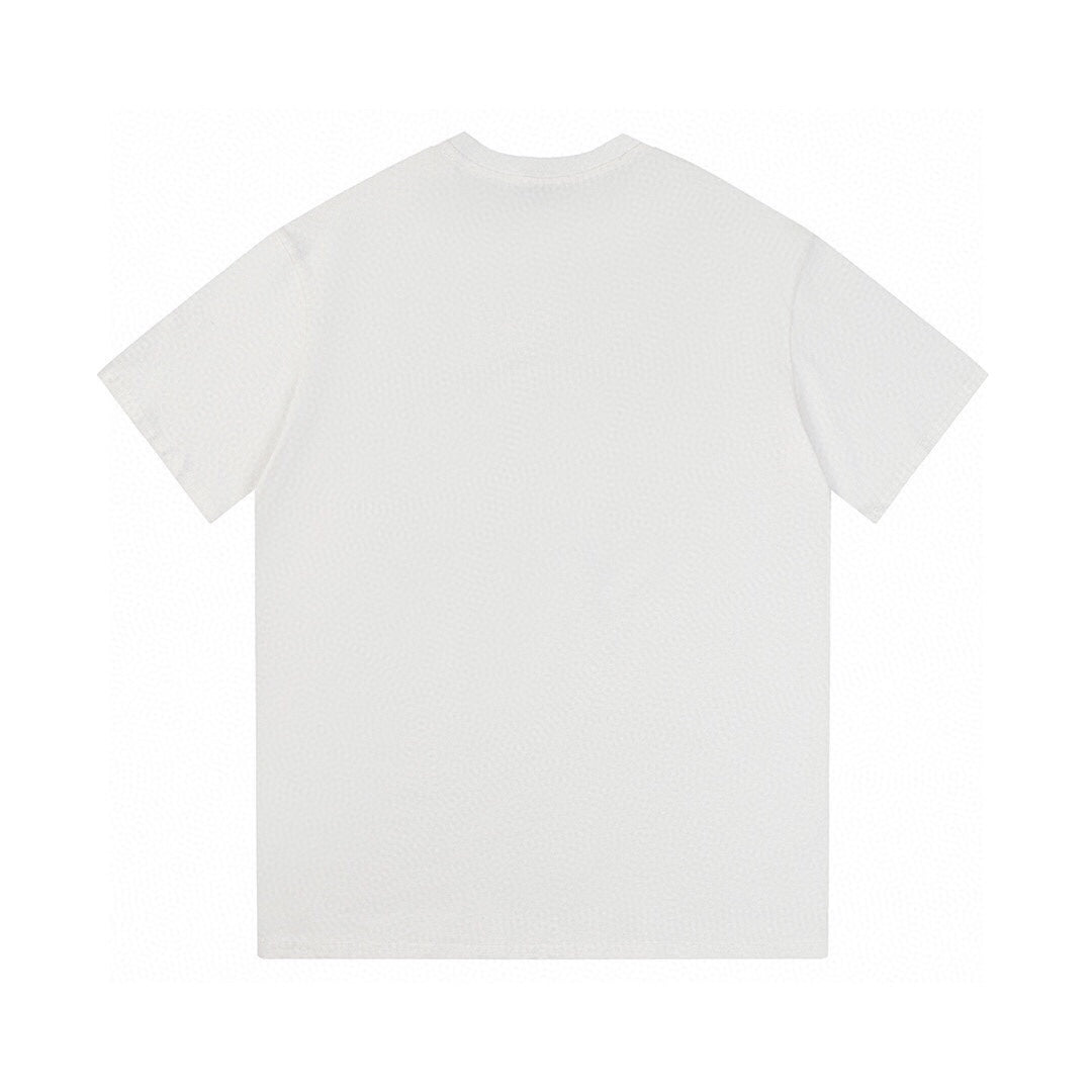Moncler Black/White Cotton T-shirt