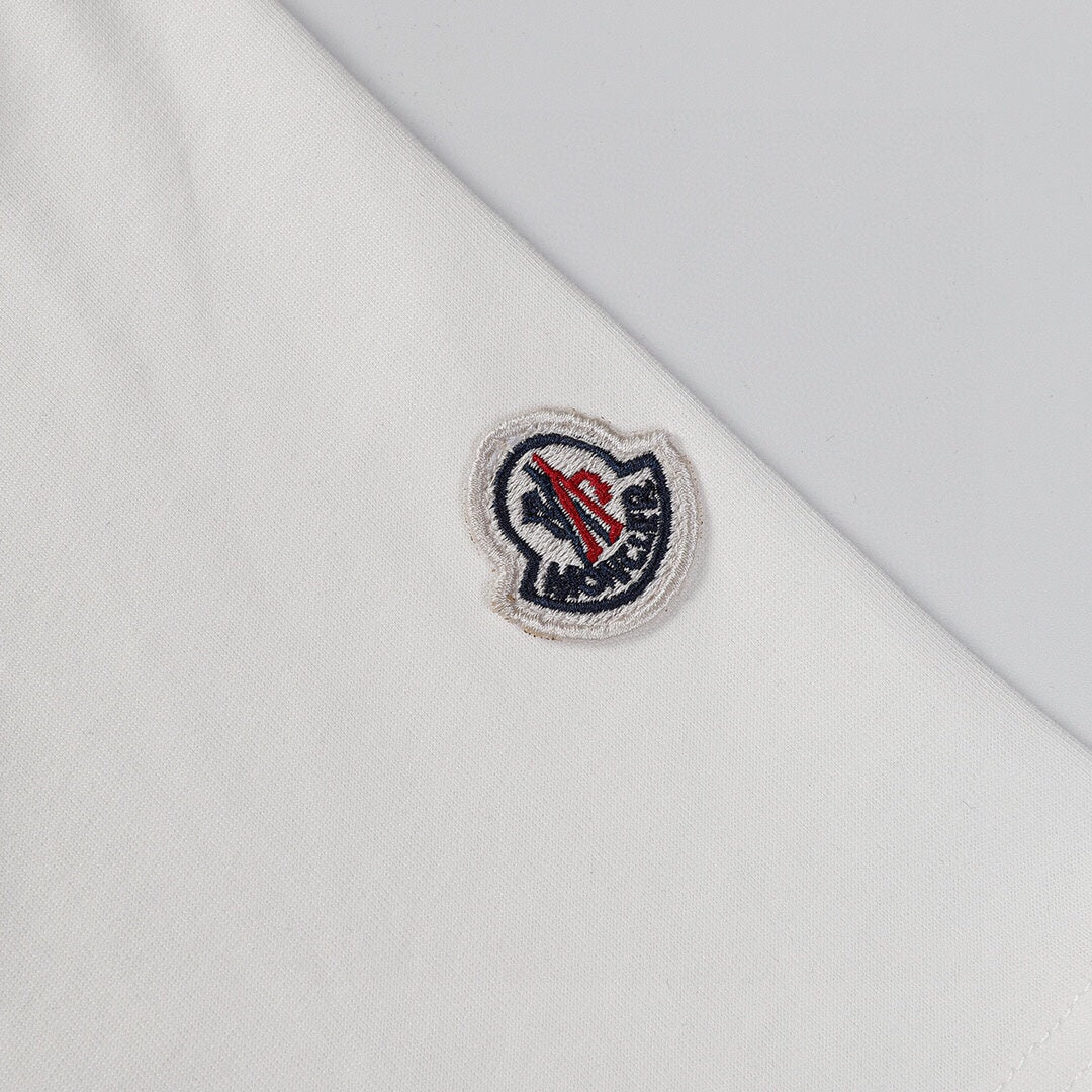 Moncler Black/White Cotton T-shirt