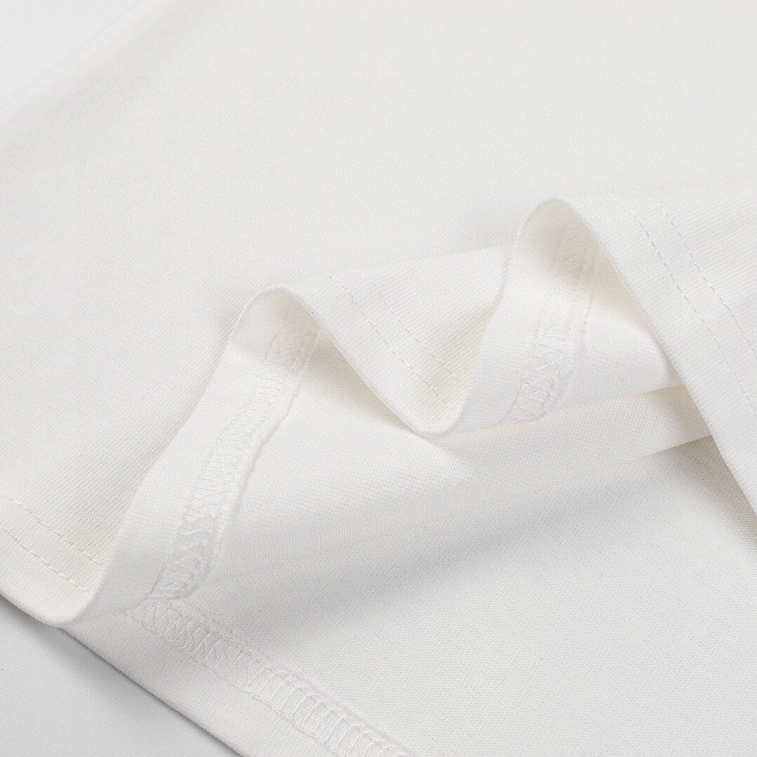Moncler Black/White Cotton T-shirt