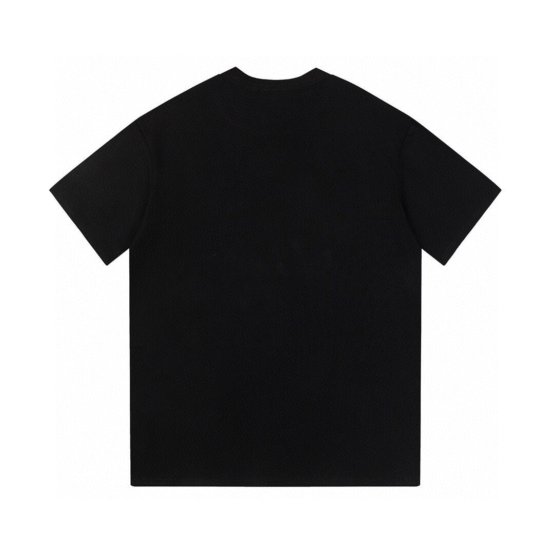 Moncler Black/White Cotton T-shirt