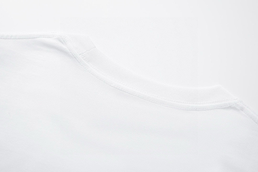 Moncler Black/White Cotton T-shirt