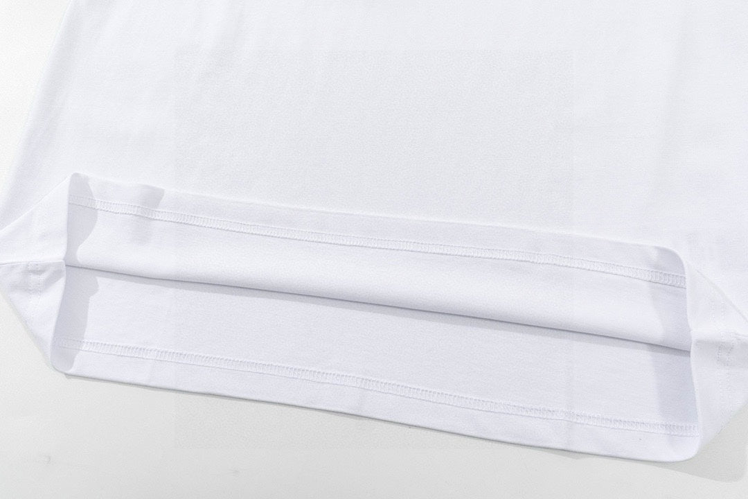 Moncler Black/White Cotton T-shirt