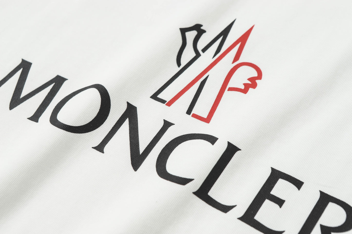 Moncler Black/White Cotton T-shirt