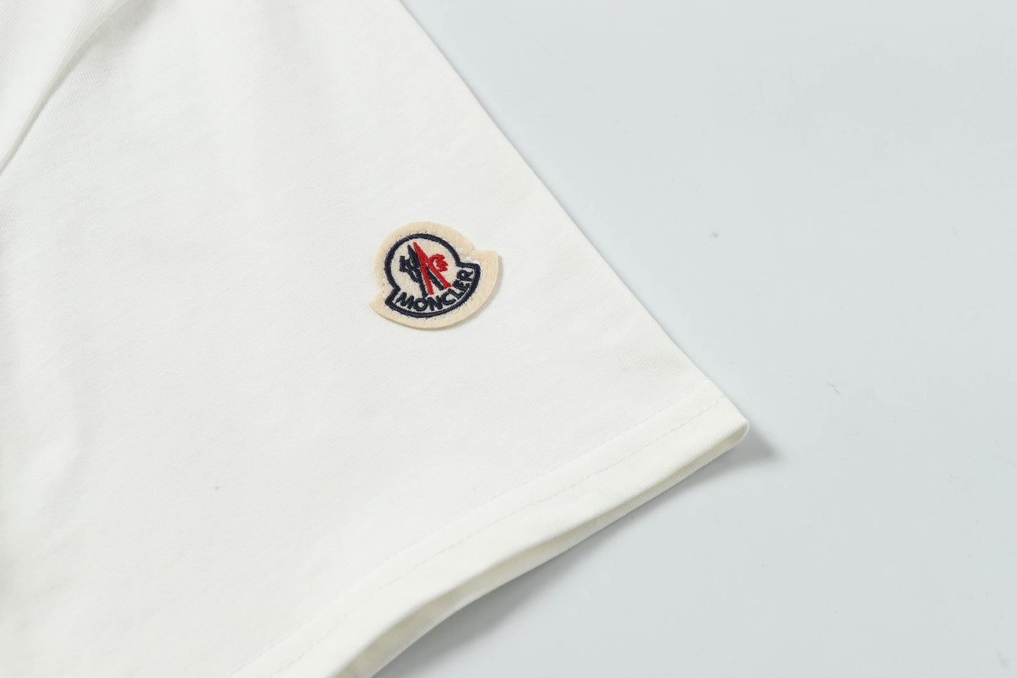 Moncler Black/White Cotton T-shirt