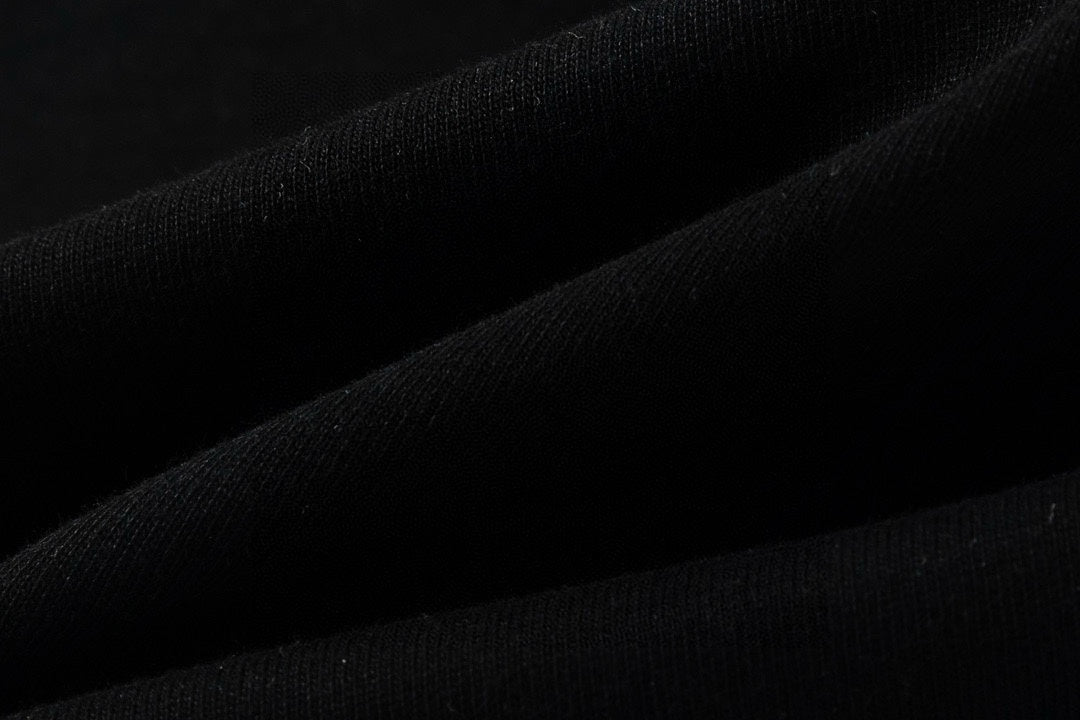Moncler Black/White Cotton T-shirt