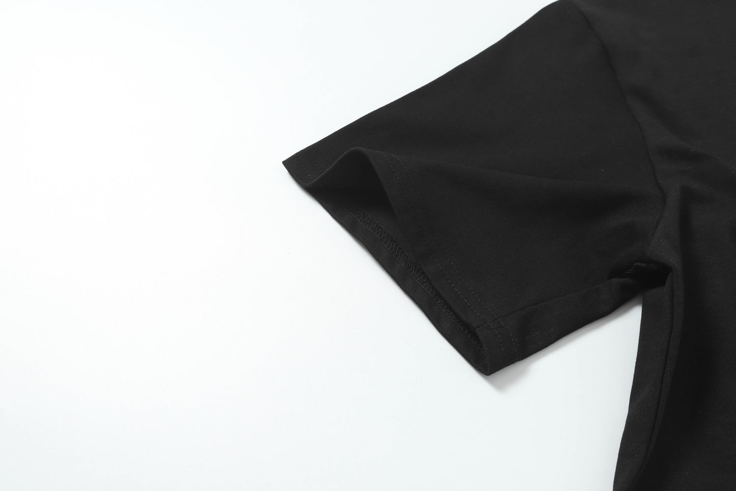 Moncler Black/White Cotton T-shirt