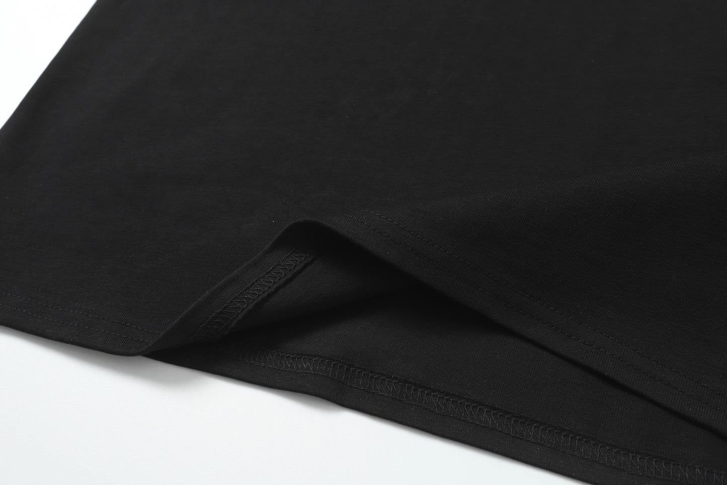 Moncler Black/White Cotton T-shirt