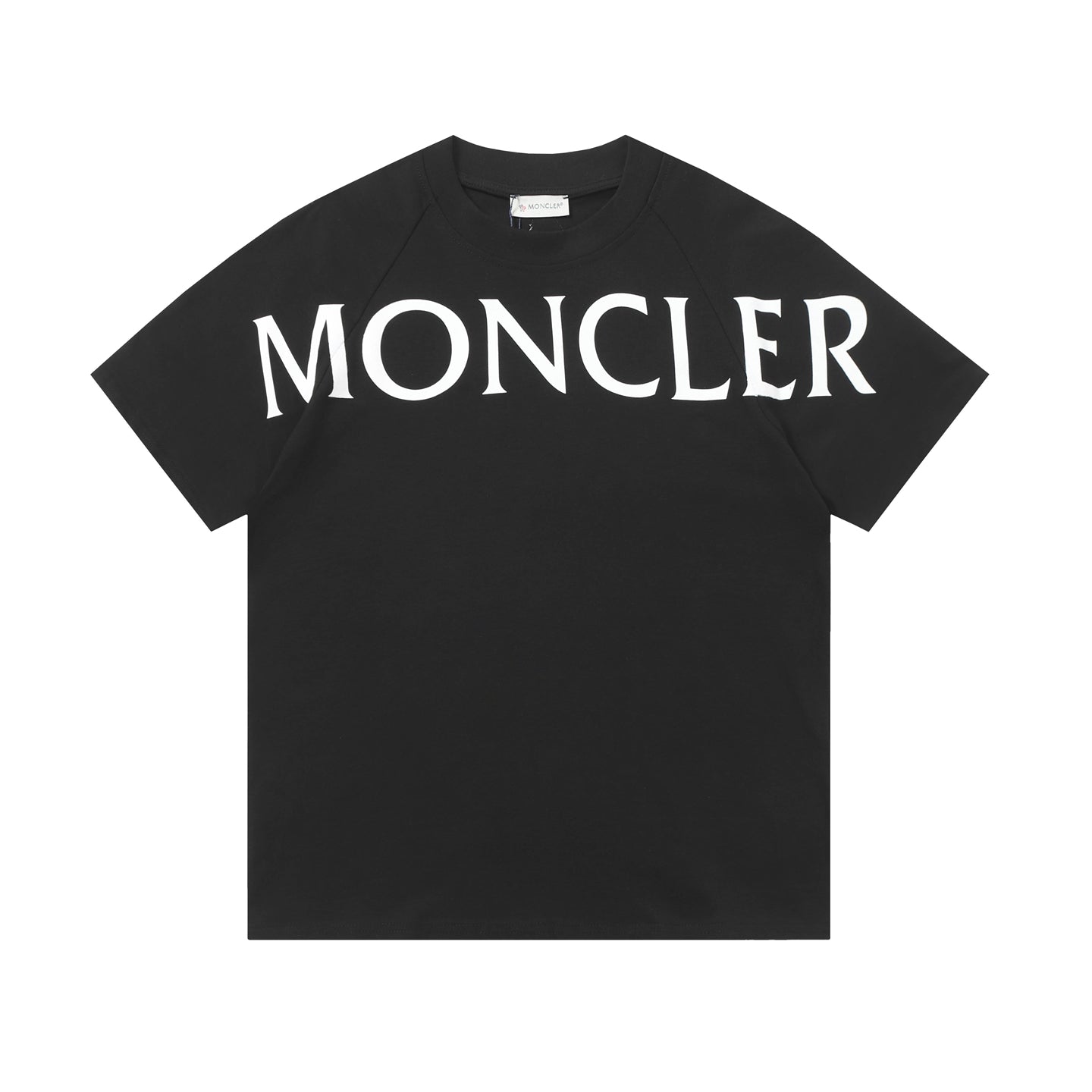 Moncler Black/White Cotton T-shirt