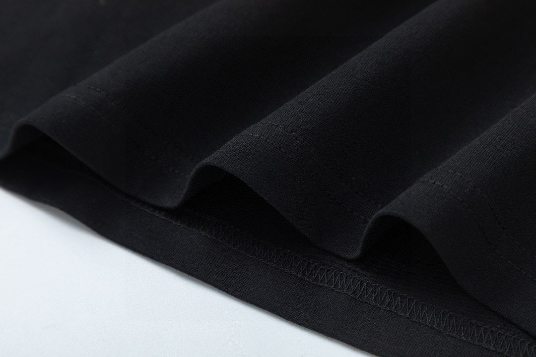 Moncler Black/White Cotton T-shirt
