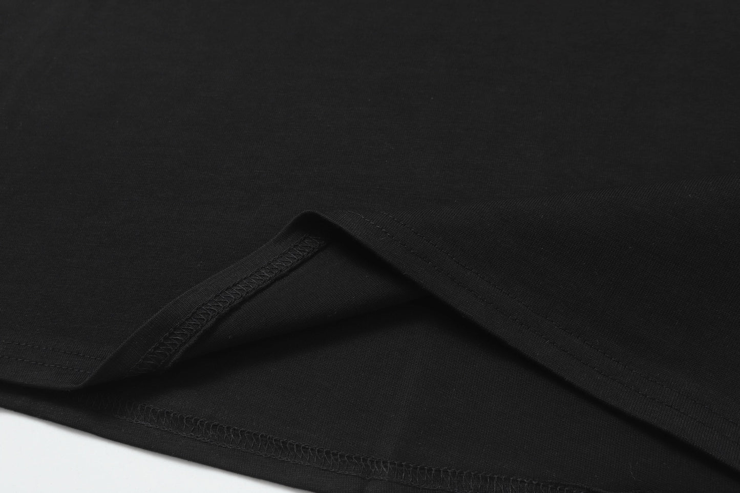 Moncler Black/White Cotton T-shirt