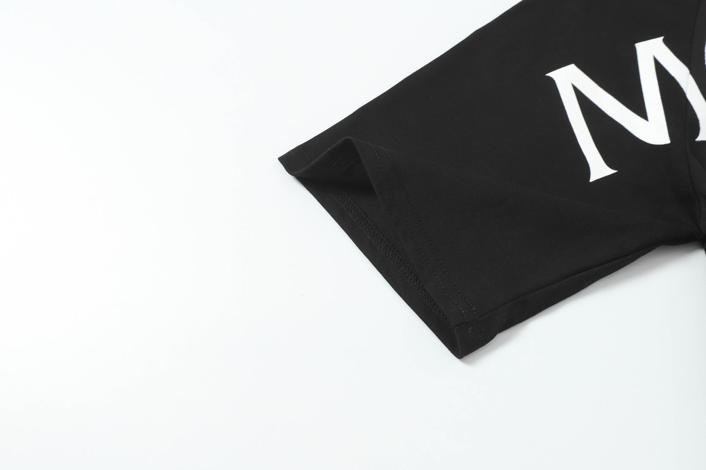 Moncler Black/White Cotton T-shirt