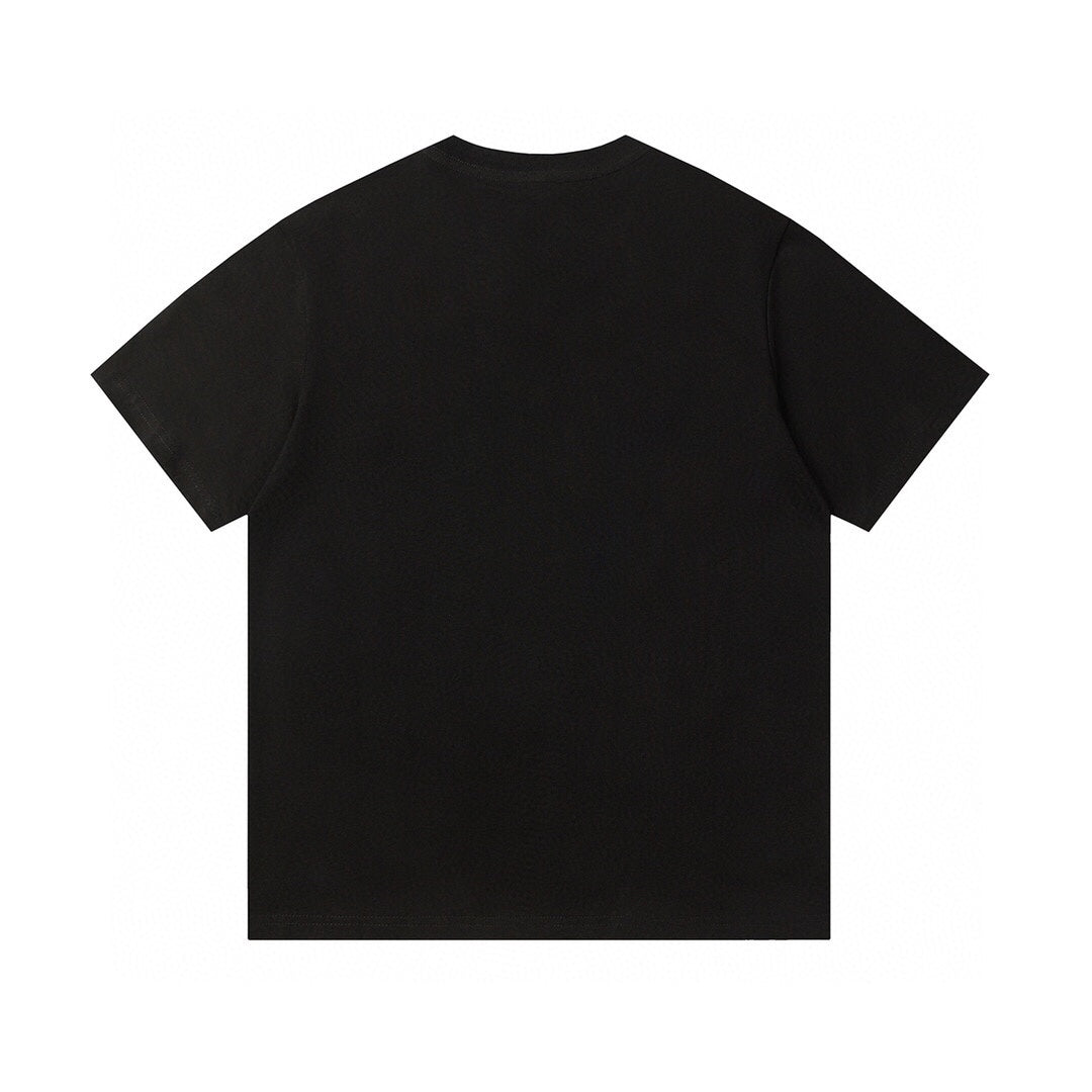 Moncler Black/White Cotton T-shirt