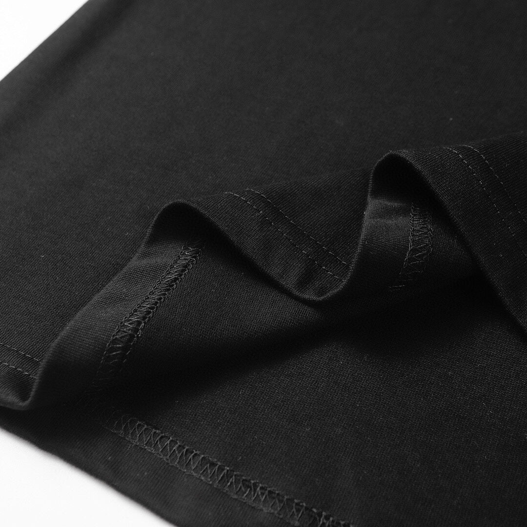 Moncler Black/White Cotton T-shirt