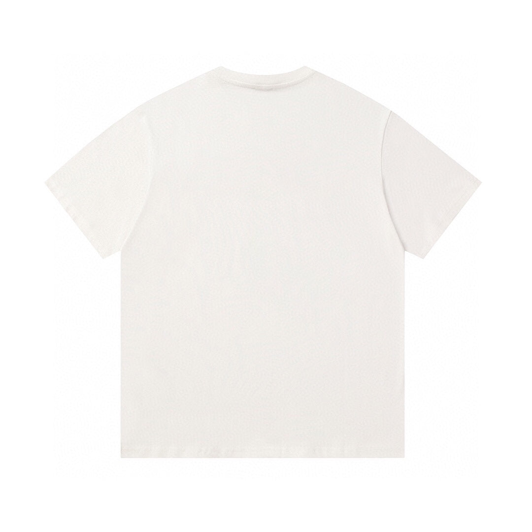Moncler Black/White Cotton T-shirt