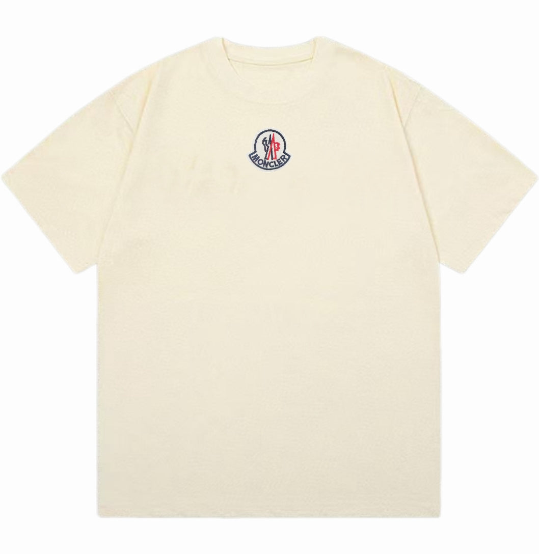 Moncler Black/White Cotton T-shirt