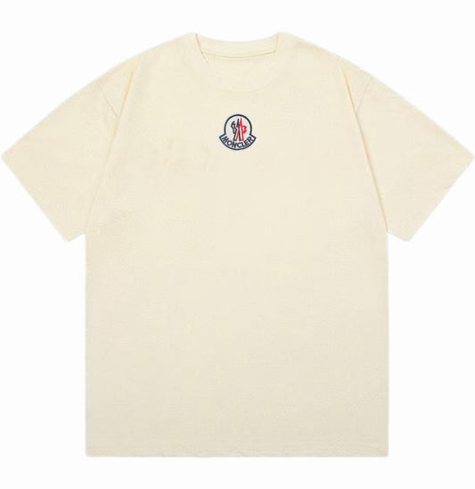Moncler Black/White Cotton T-shirt