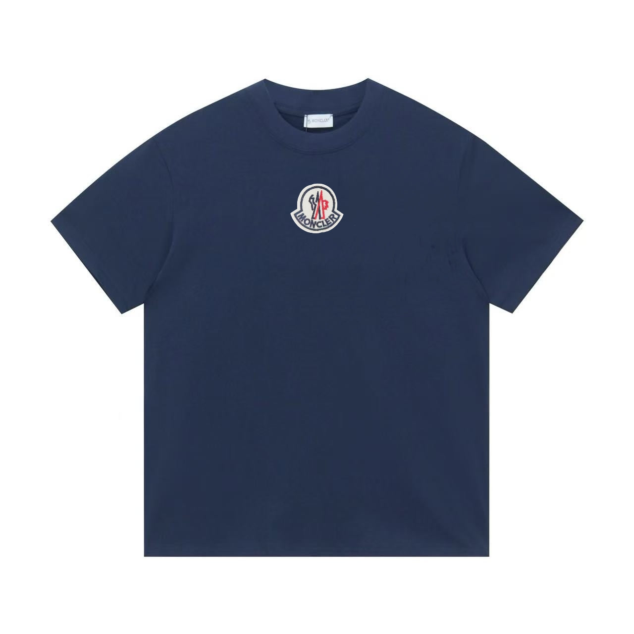 Moncler Black/White Cotton T-shirt
