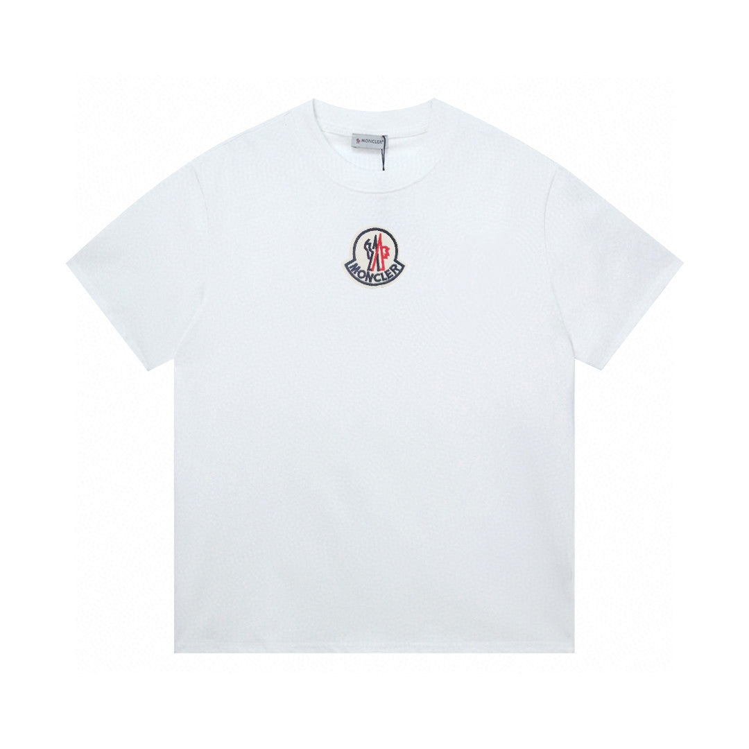 Moncler Black/White Cotton T-shirt