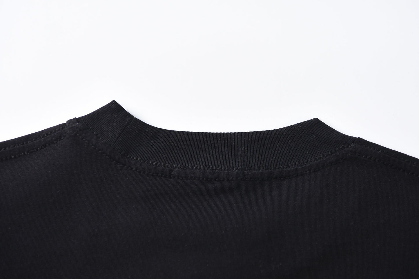 Moncler Black/White Cotton T-shirt