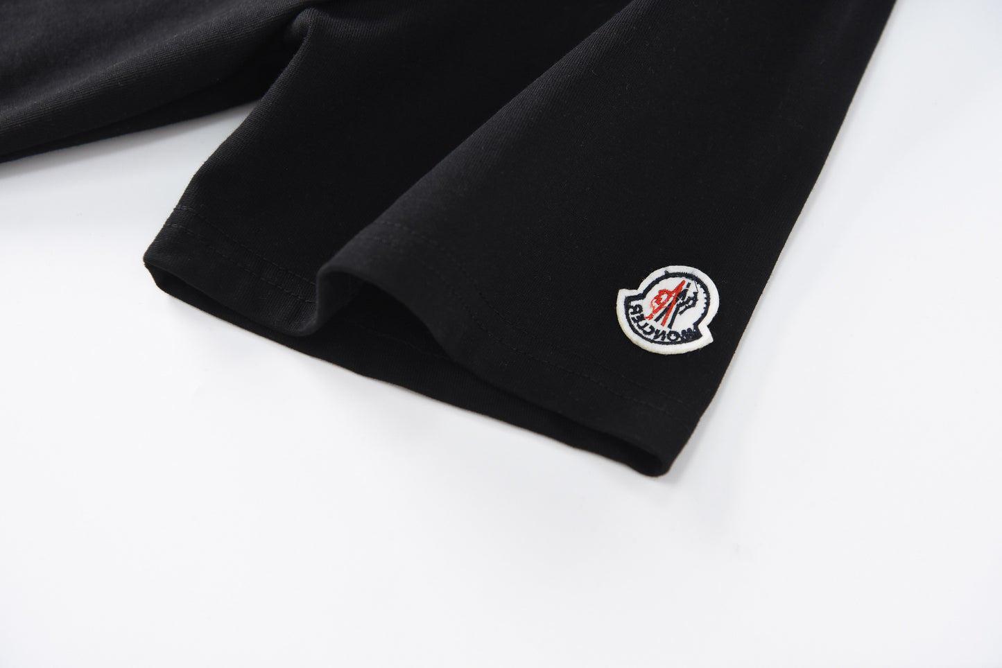 Moncler Black/White Cotton T-shirt