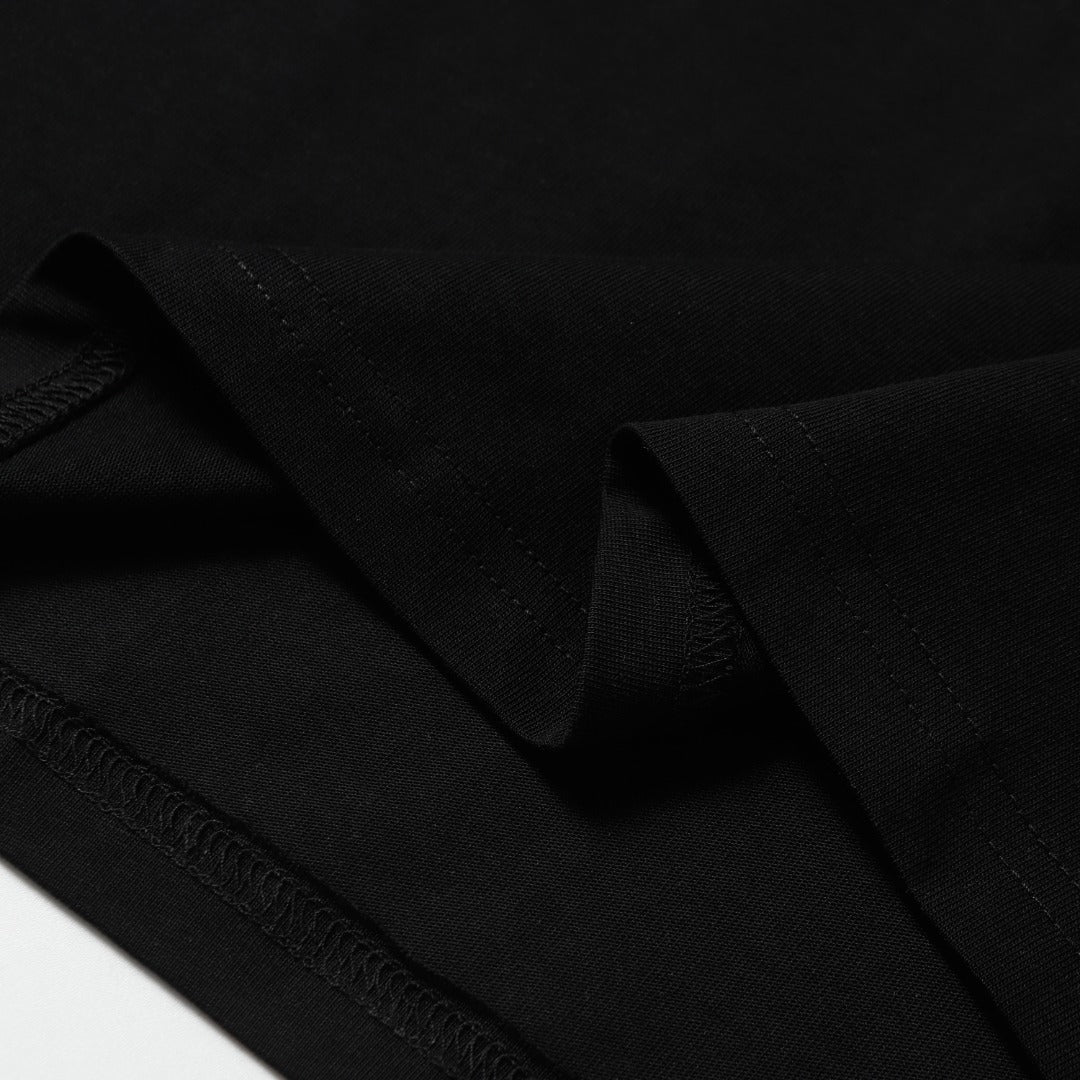 Moncler Black/White Cotton T-shirt