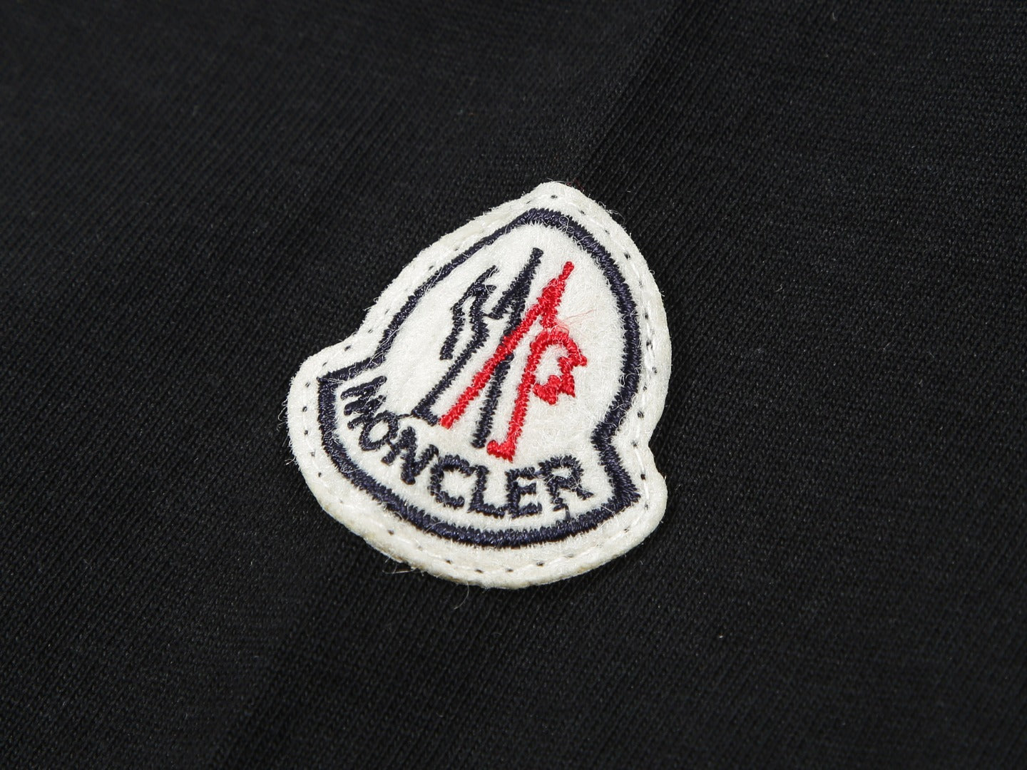 Moncler Black/White Cotton T-shirt