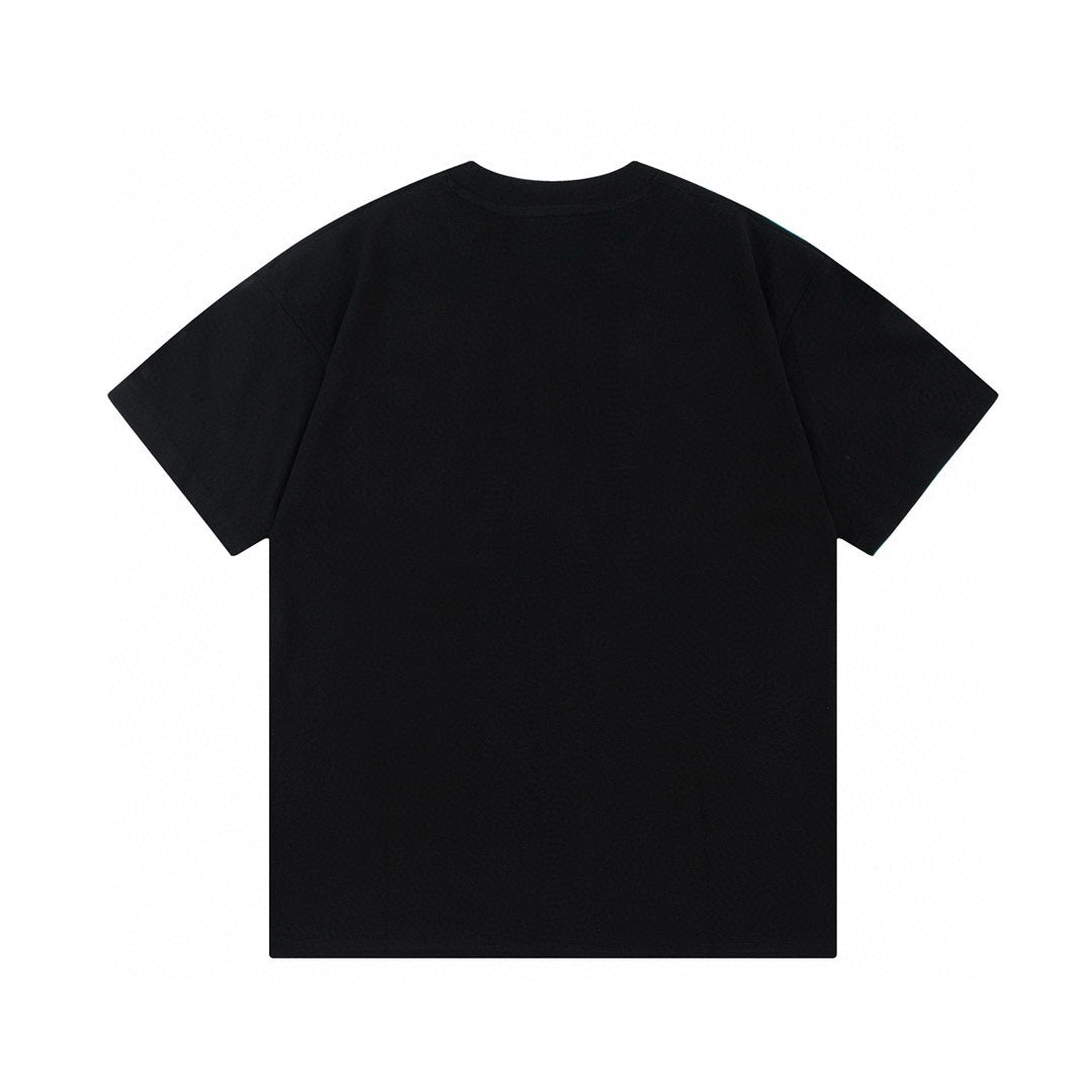 Moncler Black/White Cotton T-shirt