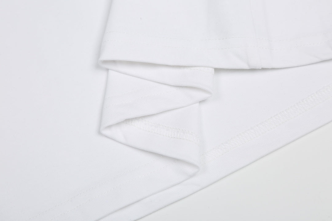 Moncler Black/White Cotton T-shirt